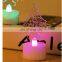 Christmas tree elderly night light christmas gift acrylic christmas tree candle lights