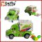 Promotion sliding mini truck candy plastic toys
