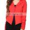Beautiful Women's Polyester/Spandex Red Jacket