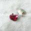 Nice Color Fuchsia Crystal Oval Fancy Loose Stone Beads