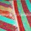 Handmade Multicolor Indian Chindi Rugs Hand Woven Mat Recycled Cotton Rug Dari