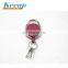 plastic steel cord retractable pull keyring holder Badge Reel Keyring reel