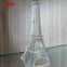 Tall clear glass tower wedding glass eiffel tower vase