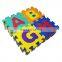 Melors EVA  Puzzle Play Mat Alphabet And Number Mat Puzzle Floor Mats for Kids And Children 36 PCs Passed EN71 / ASTM