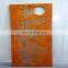 Bamboo metal artwork corten steel screen