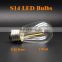 Hot Item LED String Lights S14 LED Bulbs Outdoor Fairy Lights Patio Lights 48ft 110V 2W