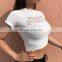 Close Out Summer Printed Women's Crop Top t Shirt