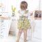 2019 new Kid plaid Floral Vintage Dress Party Pageant Holiday Wedding Dresses Baby Girl Summer Clothes