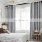 Wholesale luxurious beautiful black white checked printing shading blackout blind window curtain for the living room