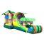 Tropical Bounce House Inflatable Bouncy Castle Jumping Bouncer With Slide