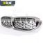 Car Front Kidney Grille For BMW New 3 Series G20 Diamond Grille Meteor Style Front Bumper Grill Auto part