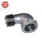 oil and gas malleable cast iron pipe fitting names and parts