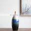 cheap china porcelain handmade ceramic blue color flower vase for home decor