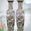 Famille rose Ceramic Large Floor Standing Vases For Retail And Wholesale