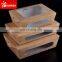 Salad Cardboard Packaging Box with Window Take Away Paper Food & Beverage Packaging Disposable UV Coating Varnishing Embossing
