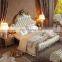 Classic luxury wood bed comforter sets bedroom furniture King size Bed