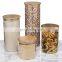 Food Grade Glass Borosilicate Storage Jar With Bamboo Lid