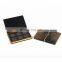 Custom black luxury high end book shape with sleeve empty cosmetic eyeshadow palette