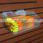 clear acrylic slatwall plastic candy trays