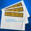 Document enclosed packing list envelope, mini a4 metallic bubble mailer wrap packing list envelope, Sealable Packing List
