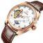 AILANG 8503G Luxury Automatic Tourbillon Moon Phase Function Men Watch Leather Band Diamond Decoration Business Wristwatches