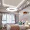 Nordic Japanese LED Chandelier Simple Design Ceiling Hanging Lamp For Dining Room Living Room Bedroom Ring LED Pendant Light