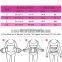 Colorful Breathable Waist Trimmer Belly Band Stomach Shaper Pink Waist Trainer for Women