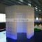LED Changing Light Curved Inflatable Photo Booth Wall Background Enclosed Tent