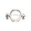 Sanitary food grade tube support stainless steel pipe clip/ clamp hanger set