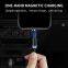 Free Sample OK CE FCC RoHS Magnetic Charging USB Cable For iphone Micro Type C Mobile Phone Charger Cables