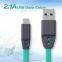 3.3ft/1m high quality flat micro usb fast charging data cable  sync charger for Vivo Oppo android phone