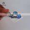 Round 3D Security Hologram Labels with Laser Serial Numbers Printing