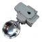 Stainless steel sanitary electric food grade quick loading butterfly valve
