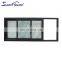 High quality customized Hurricane Impact sliding Window Waterproof Aluminum frame Double Glass Windows