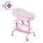 HC-M023 Infant used baby crib pediatric hospital beds /baby cot/hospital bed mattress