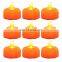 Easter Home Decorative Light Up Tealight  Candle Flameless  LED Pumpkin Candle