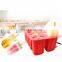 Amazing Food Grade Brazil Reusable Custom Red 10 Cavity Silicone Popsicle Ice Cream Mold