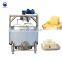 stainless steel processing cheese mixing tank mozzarella cheese making machine
