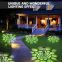 Wholesale Outdoor Decorative Solar Powered Lawn Patio Yard Ground Pathway Landscape LED Solar Garden Lights Night Lamp