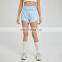 ODM logo customized gym fitness 2 in 1 flowy running shorts for women gym yoga training shorts women