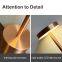 Cordless Table Lamp,3 Colors Stepless Dimming Up,Battery Operated,Portable LED Desk Lamp for Bedroom/Restaurant/Bars