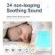Bt5.0 and wifi smart white noise sound machine, Support touch control voice control. smart night light with music
