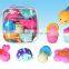 bath toys set, PVC bag packing. water squirter