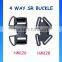 Plastic adjustable 5 way stroller baby car buckle