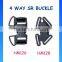 Plastic adjustable 5 way stroller baby car buckle