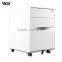 Office furniture 3 drawer steel/metal mobile pedestal metal cabinet