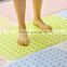Bathroom accessories pvc bath shower mat with suction cup