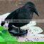 Halloween Feathered Black Raven Crow Bird Raven Fancy Party Home Decor
