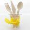 6.5inch Dipsoable Wooden fork/Wooden Spoon/Wooden Knife
