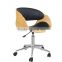 Office Furniture Bentwood Leisure Reception Chair Black with 5 legs casters